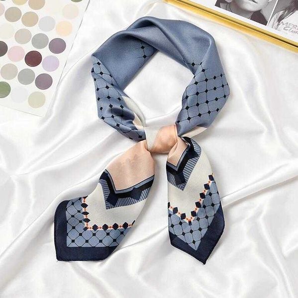 scarves 2021 elegant geometry print square scarf women bandana hairband lady head wraps female shawl fashion neckerchief aa230418, Blue;gray
scarves 2021 elegant geometry print square scarf women bandana hairband lady head wraps female shawl fashion neckerchief aa230418, Blue;gray
