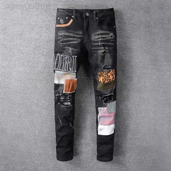 mens jeans classic hip hop pants distressed ripped biker jean slim fit motorcycle denim 195jbz, Blue
mens jeans classic hip hop pants distressed ripped biker jean slim fit motorcycle denim 195jbz, Blue