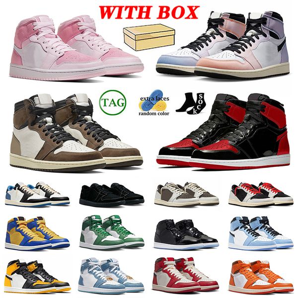 authentic 1s sneakers basketball shoes jumpman 1 og with box skyline ts bred patent digital pink black phantom reverse mocha olive laney tra, White;red
authentic 1s sneakers basketball shoes jumpman 1 og with box skyline ts bred patent digital pink black phantom reverse mocha olive laney tra, White;red