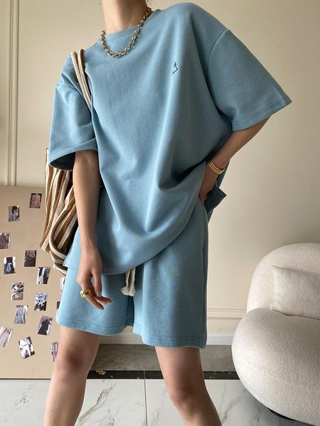 dress suit shorts with ladies tshirt and loose oversized cotton summer two piece ladies classic activewear casual, White
dress suit shorts with ladies tshirt and loose oversized cotton summer two piece ladies classic activewear casual, White