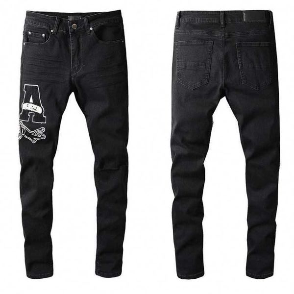 mens jeans distressed motorcycle biker jean rock skinny slim ripped hole stripe fashionable embroidery denim pants sdvv, Blue
mens jeans distressed motorcycle biker jean rock skinny slim ripped hole stripe fashionable embroidery denim pants sdvv, Blue