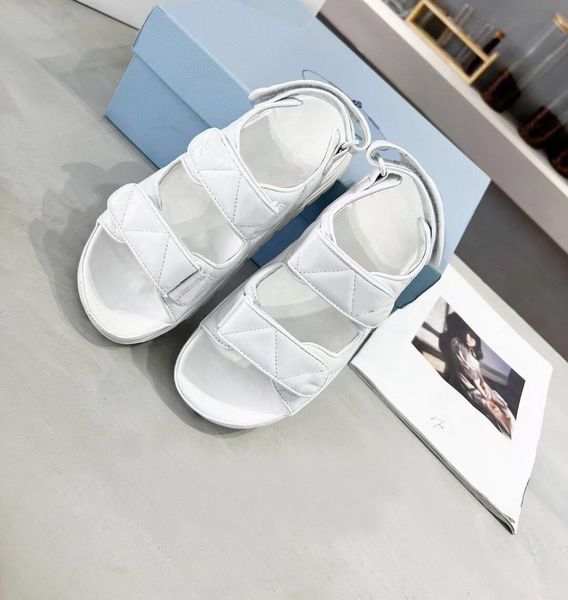 designer buckle leather sandals grandad sandals dad caviar women slippers triangle p logo quilted beach slipper thick soled platform summer, Black
designer buckle leather sandals grandad sandals dad caviar women slippers triangle p logo quilted beach slipper thick soled platform summer, Black