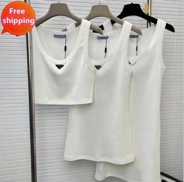summer women three-size luxury designer women cotton vest t-shirt triangle logo vest classic white sleeveless vest shirt ing
summer women three-size luxury designer women cotton vest t-shirt triangle logo vest classic white sleeveless vest shirt ing