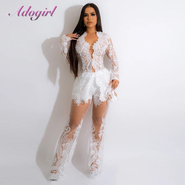 pants elegant lace embroidery sheer mesh two piece sets women long sleeve cardigan coat wide leg pants outfit party club suit, White
pants elegant lace embroidery sheer mesh two piece sets women long sleeve cardigan coat wide leg pants outfit party club suit, White