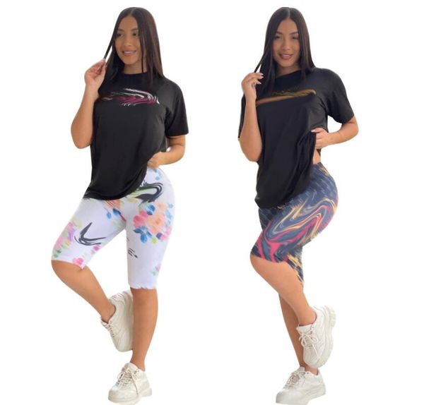 2023 women's tracksuits sports suit jogging luxury pink short-sleeved shorts printed casual two-piece suit, Gray
2023 women's tracksuits sports suit jogging luxury pink short-sleeved shorts printed casual two-piece suit, Gray