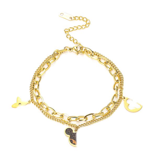18k gold plated bracelet non-fading fashion titanium steel bracelet female personality design for women jewelry hand accessories gift, Golden;silver
18k gold plated bracelet non-fading fashion titanium steel bracelet female personality design for women jewelry hand accessories gift, Golden;silver