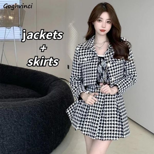dress sets women temperament vintage chic plaid mini skirts crop jackets classic sweet schoolgirl korean style outfits fashionable bf, White
dress sets women temperament vintage chic plaid mini skirts crop jackets classic sweet schoolgirl korean style outfits fashionable bf, White