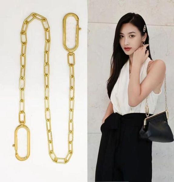 handbag accessories goldcolored metal shoulder strap you chain mesh double clip women underarm bag crossbody chain9773761, Black
handbag accessories goldcolored metal shoulder strap you chain mesh double clip women underarm bag crossbody chain9773761, Black