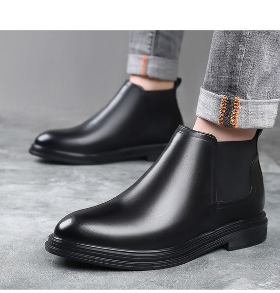 men casual shoes men martins leather shoes work safety shoes winter waterproof ankle botas brogue plus size 38-48, Black
men casual shoes men martins leather shoes work safety shoes winter waterproof ankle botas brogue plus size 38-48, Black