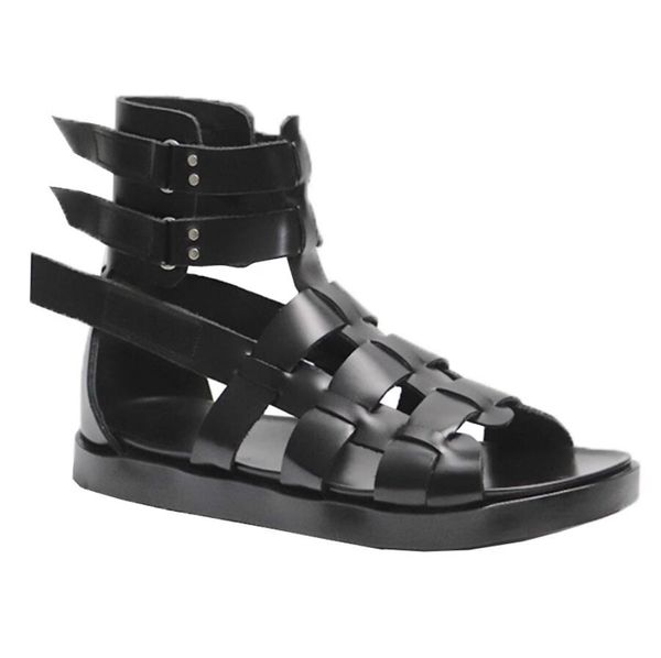 summer fashion high rome gladiators mens sandals cow leather british style breathable leisure sandal plus size 38-46, Black
summer fashion high rome gladiators mens sandals cow leather british style breathable leisure sandal plus size 38-46, Black