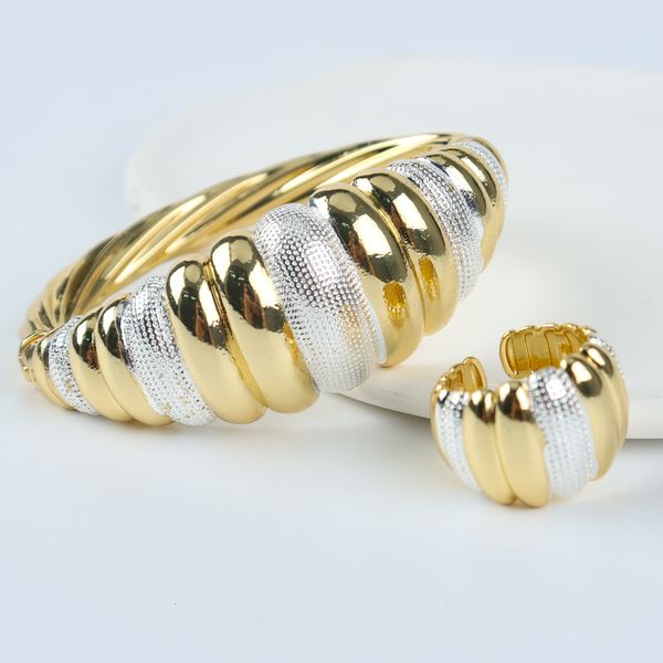 bangle fashion jewelry bracelet ring set for women dubai gold silver plated jewelry set party wedding anniversary daily wear bangle 230419, Black
bangle fashion jewelry bracelet ring set for women dubai gold silver plated jewelry set party wedding anniversary daily wear bangle 230419, Black