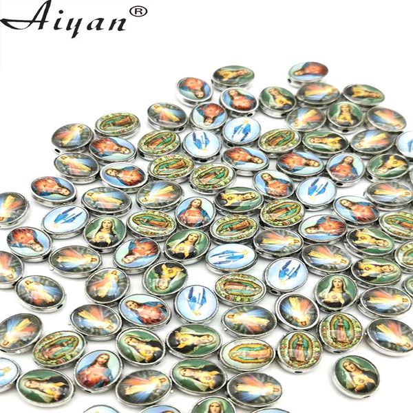 other 100 pcs religious oval two-sided drop oil alloy beads jesus mary fatima lourdes guadalupe saint multiple straight hole diy part 230419
other 100 pcs religious oval two-sided drop oil alloy beads jesus mary fatima lourdes guadalupe saint multiple straight hole diy part 230419