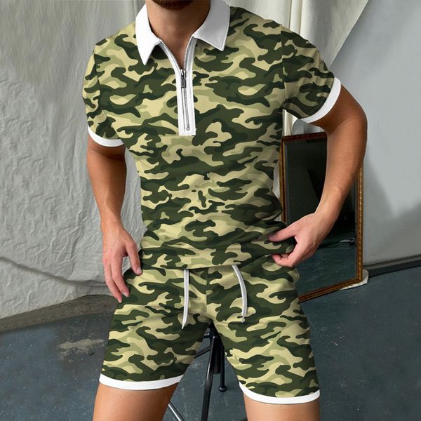 mens tracksuits mens camo print polp shirt sports shorts outdoor casual fashion suit slim and breathable 230419, Gray
mens tracksuits mens camo print polp shirt sports shorts outdoor casual fashion suit slim and breathable 230419, Gray