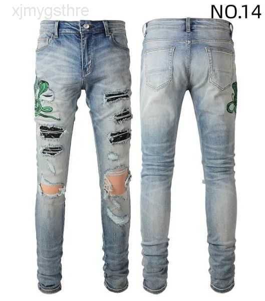 men black ripped jeans designer pants for middle waist slim fit leopard patch long light blue printing cotton self-cultivation make old wash
men black ripped jeans designer pants for middle waist slim fit leopard patch long light blue printing cotton self-cultivation make old wash