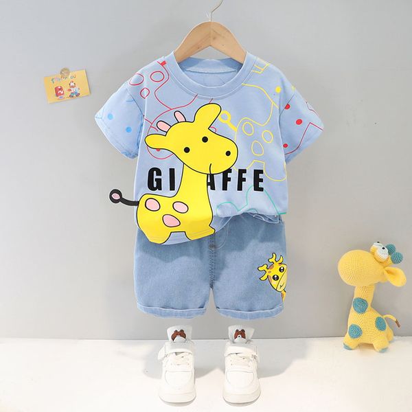 clothing sets summer boy t clothes cute deer cotton material baby suits short children shirt infant 2 years old costom 230418, White
clothing sets summer boy t clothes cute deer cotton material baby suits short children shirt infant 2 years old costom 230418, White