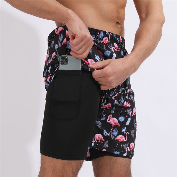 men's shorts sport summer loose leisure beach s printed double layer pants plus size branded 230419, White;black
men's shorts sport summer loose leisure beach s printed double layer pants plus size branded 230419, White;black
