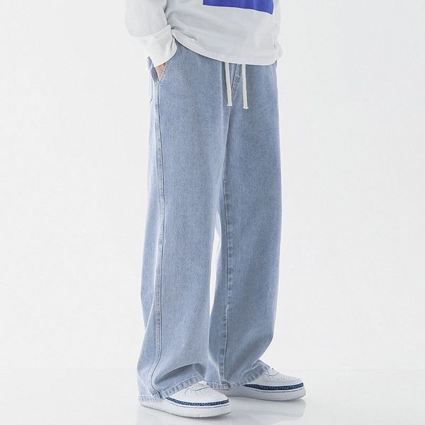 men's jeans summer thin section street casual baggy wideleg pants classic allmatch solid color straight trousers 230419, Blue
men's jeans summer thin section street casual baggy wideleg pants classic allmatch solid color straight trousers 230419, Blue
