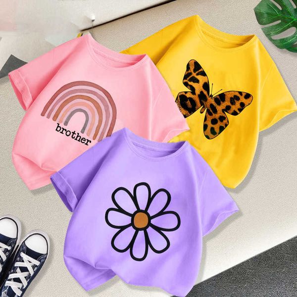 t-shirts 2021 new childrens t-shirt summer cartoon printing pure rainbow short-sleeved fashion rabbit cute multicolor selling p230419, Blue
t-shirts 2021 new childrens t-shirt summer cartoon printing pure rainbow short-sleeved fashion rabbit cute multicolor selling p230419, Blue