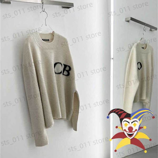 men's sweaters cb knit jacquard cole buxton sweater men women loose sweatshirts t230419, White;black
men's sweaters cb knit jacquard cole buxton sweater men women loose sweatshirts t230419, White;black