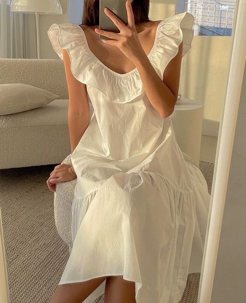 casual dresses 2 colors women cotton princess dresses ladies girls o neck sleeveless ruffles dress summer party holiday female vestido 23041, Black;gray
casual dresses 2 colors women cotton princess dresses ladies girls o neck sleeveless ruffles dress summer party holiday female vestido 23041, Black;gray