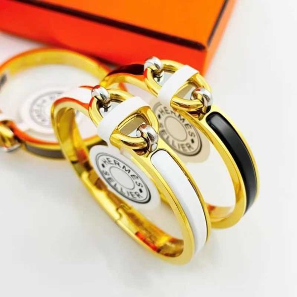 designer bracelets herms bangle h aijia new pig nose womens electroplated thick gold rose office cool style fits all, Black
designer bracelets herms bangle h aijia new pig nose womens electroplated thick gold rose office cool style fits all, Black