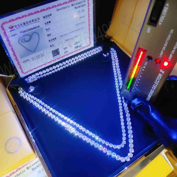 ready to ship high-end hip hop iced out moissanite diamond 10k/14k/18k solid gold tennis necklace chain, Silver
ready to ship high-end hip hop iced out moissanite diamond 10k/14k/18k solid gold tennis necklace chain, Silver