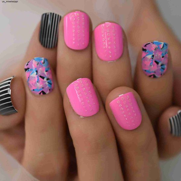 false nails short fake nail set false artificial striped lens design uneven dot round press nail tips acrylic nail art j230419, Red;gold
false nails short fake nail set false artificial striped lens design uneven dot round press nail tips acrylic nail art j230419, Red;gold