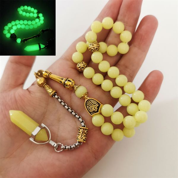 beaded glow in dark stone misbaha muslim bracelet arabic wholesale gifts accessoires luminous rosary beads tasbih prayer beads 230419, Black
beaded glow in dark stone misbaha muslim bracelet arabic wholesale gifts accessoires luminous rosary beads tasbih prayer beads 230419, Black
