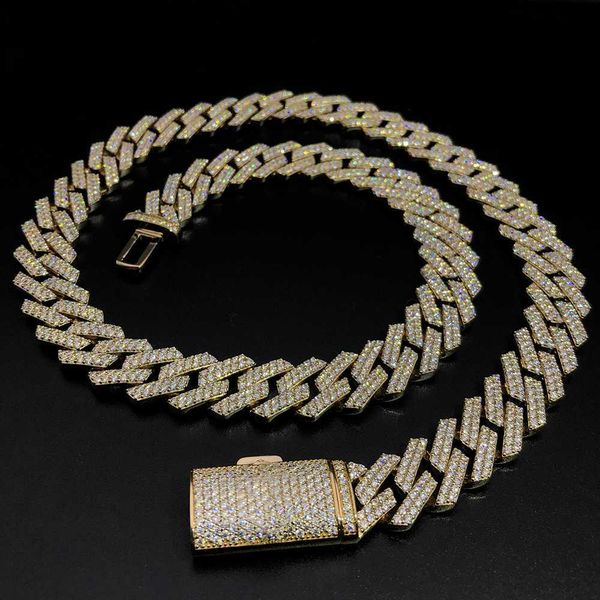 chinese manufacturers custom cuban chain real s925 9k 14k 18k gold iced out moissanite lab grown diamond cuban chain necklace, Silver
chinese manufacturers custom cuban chain real s925 9k 14k 18k gold iced out moissanite lab grown diamond cuban chain necklace, Silver