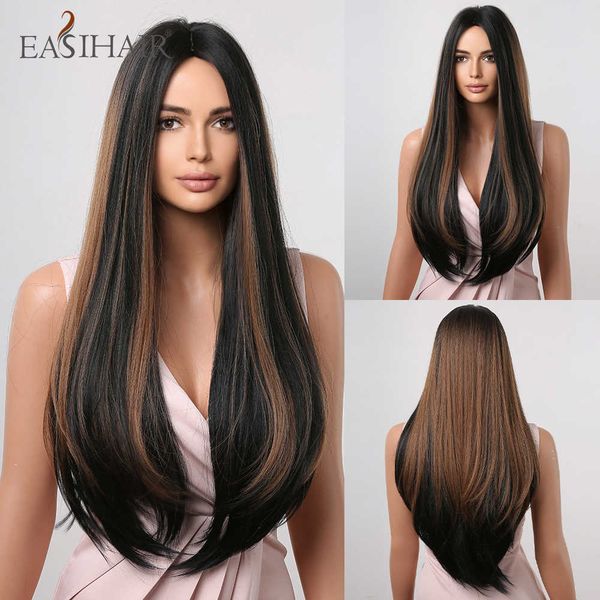 synthetic wigs easihair long straight synthetic wigs black brown mixed hair middle part for women cosplay natural heat resistant 230227
synthetic wigs easihair long straight synthetic wigs black brown mixed hair middle part for women cosplay natural heat resistant 230227