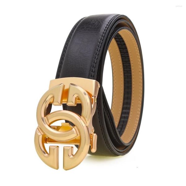 belts luxury work business men metal automatic buckle leather belt for casual strap, Black;brown
belts luxury work business men metal automatic buckle leather belt for casual strap, Black;brown
