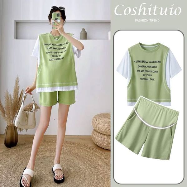 sleep lounge pregnant women's summer suit fashionable loose casual matrenity clothing set short sleeve clothes 230419, White
sleep lounge pregnant women's summer suit fashionable loose casual matrenity clothing set short sleeve clothes 230419, White