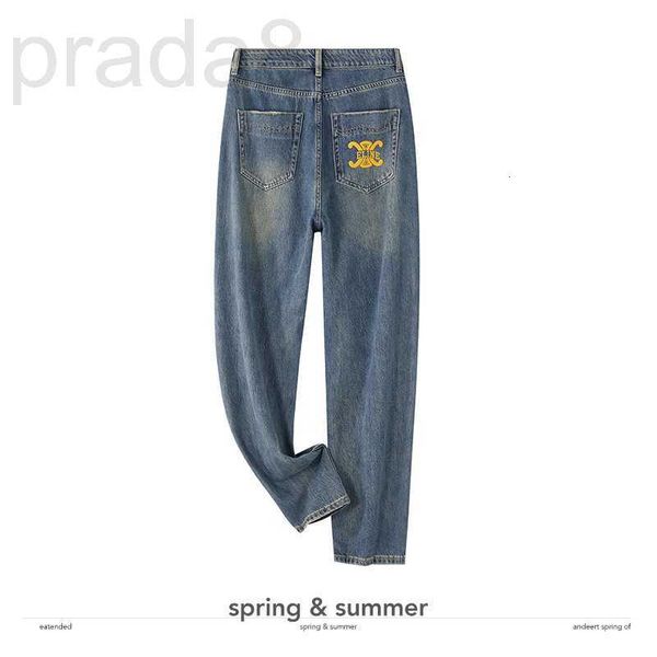 women's jeans designer silin blue soft glutinous wide leg summer new high end embroidered waist slim straight trousers u69n
women's jeans designer silin blue soft glutinous wide leg summer new high end embroidered waist slim straight trousers u69n