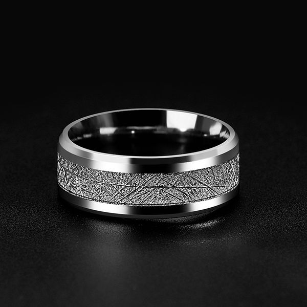european and american temperament trend titanium steel ring men's fog e pattern drip stainless steel finger ring wholesale, Silver
european and american temperament trend titanium steel ring men's fog e pattern drip stainless steel finger ring wholesale, Silver