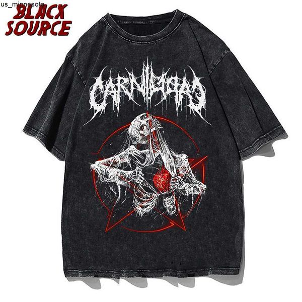 men's t-shirts women t shirt y2k harajuku summer short sleeve tshirt female retro korean style black demon punk gothic anime print clot, White;black
men's t-shirts women t shirt y2k harajuku summer short sleeve tshirt female retro korean style black demon punk gothic anime print clot, White;black