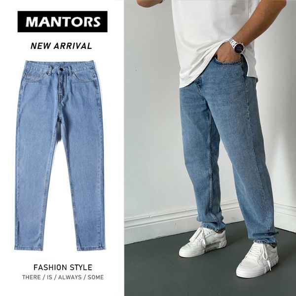 mens jeans vintage straight man wash denim pants spring summer mid waist men streetwear cacual designer cowboy trousers 230419, Blue
mens jeans vintage straight man wash denim pants spring summer mid waist men streetwear cacual designer cowboy trousers 230419, Blue