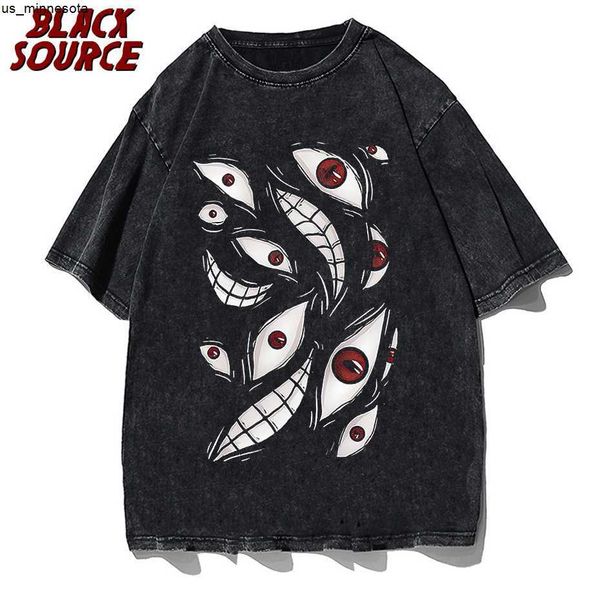 men's t-shirts hip hop harajuku tshirt streetwear anime eyes printed t shirt men cotton casual tshirt summer short sleeve washed tees, White;black
men's t-shirts hip hop harajuku tshirt streetwear anime eyes printed t shirt men cotton casual tshirt summer short sleeve washed tees, White;black