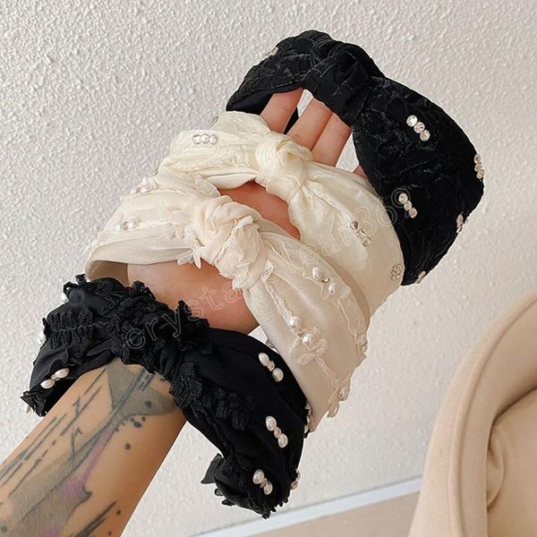 lace rhinestone pearl wide-brimmed headband fashion hair accessories women trendy temperament hairband hair band girl headwear, Slivery;white
lace rhinestone pearl wide-brimmed headband fashion hair accessories women trendy temperament hairband hair band girl headwear, Slivery;white