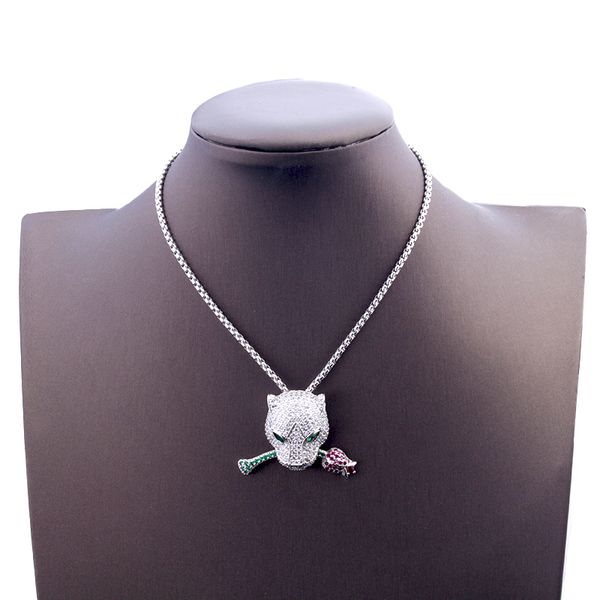 leopard rose silver full diamond long gold pendant necklaces for women chain link silver trendy lovers designer party wedding gifts engageme
leopard rose silver full diamond long gold pendant necklaces for women chain link silver trendy lovers designer party wedding gifts engageme