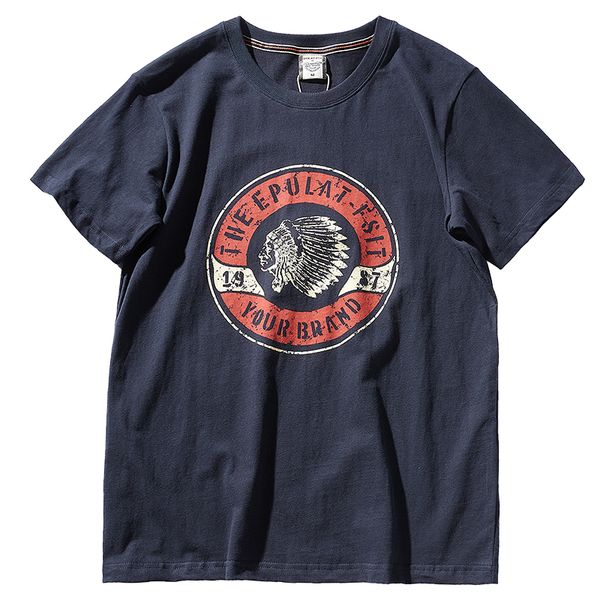 men's tshirts summer american retro short sleeve printed tshirt fashion youth round neck pure cotton washed old casual 230419, White;black
men's tshirts summer american retro short sleeve printed tshirt fashion youth round neck pure cotton washed old casual 230419, White;black