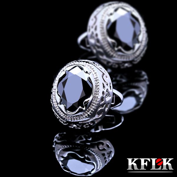 cuff links kflk jewelry shirt cufflink for mens brand cuff button retro cuff link black abotoaduras gemelos guests 230419, Silver
cuff links kflk jewelry shirt cufflink for mens brand cuff button retro cuff link black abotoaduras gemelos guests 230419, Silver