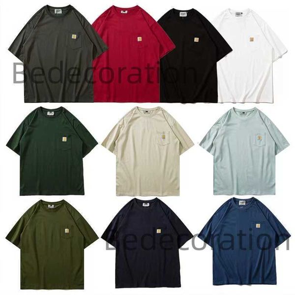 summer t-shirt standard pocket short sleeve relaxednorth america brand classic letter embroidery cotton crew neck carhartt tshirt, White;black
summer t-shirt standard pocket short sleeve relaxednorth america brand classic letter embroidery cotton crew neck carhartt tshirt, White;black