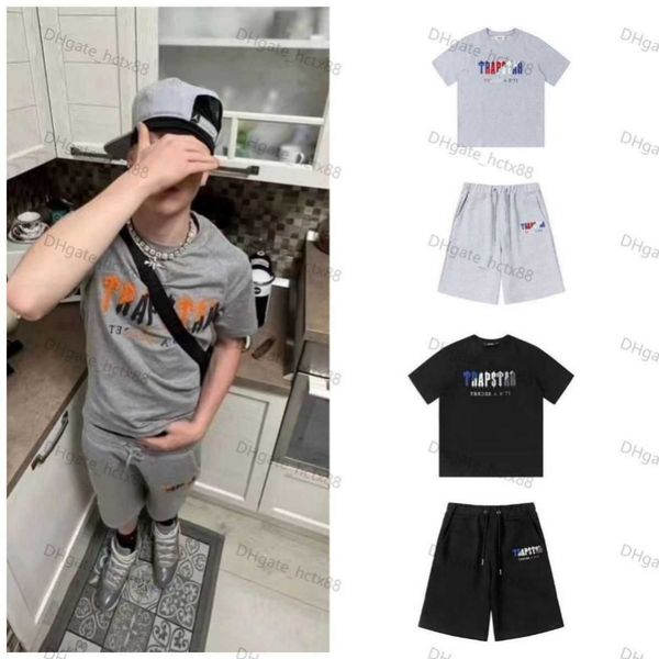men's trapstar t shirt set letter embroidered tracksuit short sleeve plush shortsmotion current c1, White;black
men's trapstar t shirt set letter embroidered tracksuit short sleeve plush shortsmotion current c1, White;black