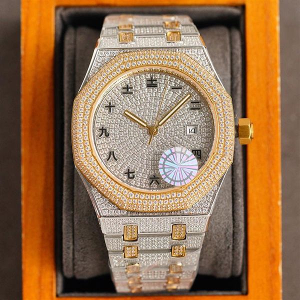full diamond mens watch automatic mechanical watches 40mm sapphire waterproof fashion business wristwatch montre de luxe gifts292z, Slivery;brown
full diamond mens watch automatic mechanical watches 40mm sapphire waterproof fashion business wristwatch montre de luxe gifts292z, Slivery;brown