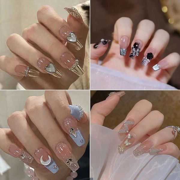 false nails nail enhancement patch french fresh nail enhancement dark series long wearing nail enhancement girls nail beauty art nail patch, Red;gold
false nails nail enhancement patch french fresh nail enhancement dark series long wearing nail enhancement girls nail beauty art nail patch, Red;gold