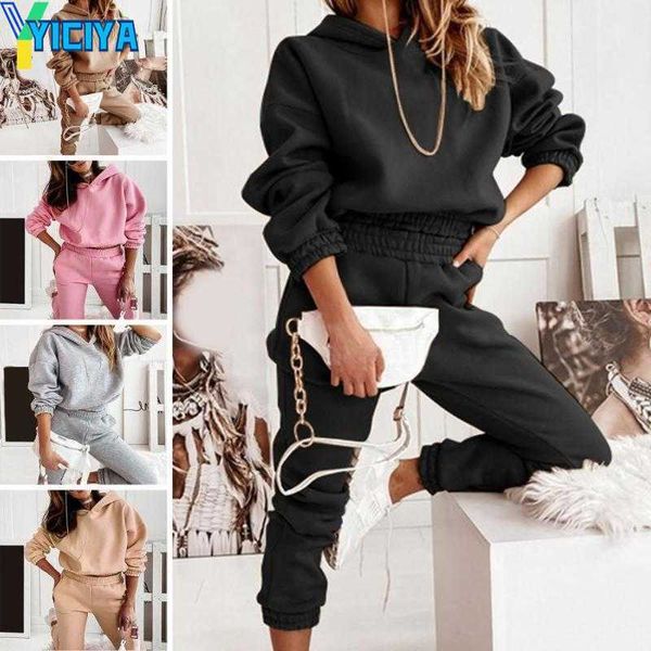 yiciya women's two piece pants winter sets women tracksuit elastic suit 2023 autumn trouser suits female sweatshirt solid sports hoodie, White
yiciya women's two piece pants winter sets women tracksuit elastic suit 2023 autumn trouser suits female sweatshirt solid sports hoodie, White