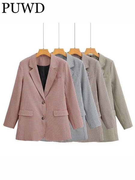 pants puwd women khaki tailored collar plaid suit coat autumn/winter 2022 formal ladies long sleeves office female with pockets, White
pants puwd women khaki tailored collar plaid suit coat autumn/winter 2022 formal ladies long sleeves office female with pockets, White