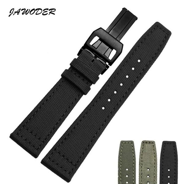 jawoder watchband 20 21 22mm stainless steel deployment buckle black green nylon with leather bottom watch band strap for portugal172s, Black;brown
jawoder watchband 20 21 22mm stainless steel deployment buckle black green nylon with leather bottom watch band strap for portugal172s, Black;brown