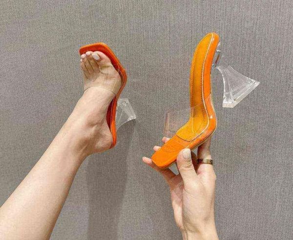 2021 new transparent high heels woman shoes square peep toe slippers pumps women mules lady slipper shoe slides g2205164960415, Black
2021 new transparent high heels woman shoes square peep toe slippers pumps women mules lady slipper shoe slides g2205164960415, Black