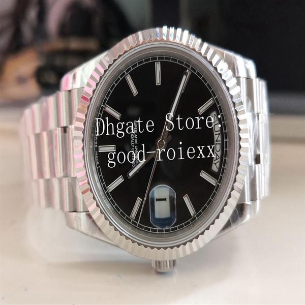 watches for men bp factory watch flute bezel green blue silver black automatic 2813 men's asia movement steel time day date 2201u, Slivery;brown
watches for men bp factory watch flute bezel green blue silver black automatic 2813 men's asia movement steel time day date 2201u, Slivery;brown